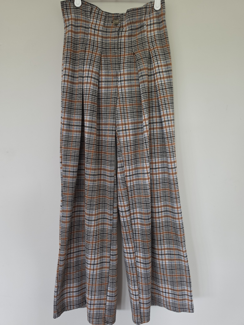 Maeve Plaid Wide-Leg Trousers Size 00 Womens Pleated Pants. Relaxed Fit. Fall 🍂
